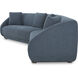 Fraser Blue Modular Sofa, 2 Piece